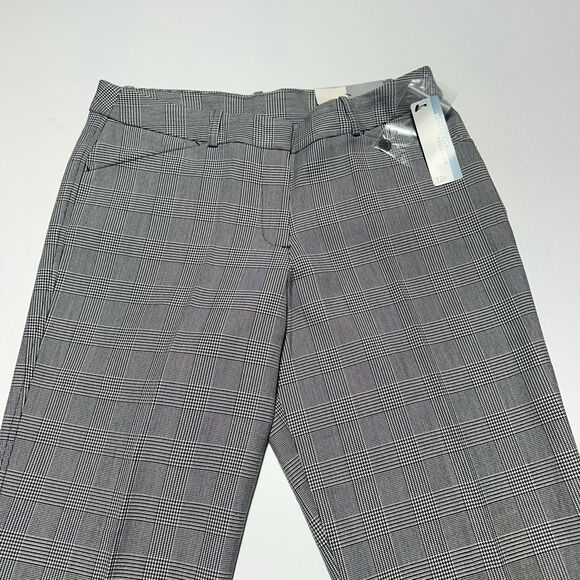 Worthington Modern Fit Pants Size 12 P Petite Houndstooth Plaid Trousers NWT - Picture 2 of 11